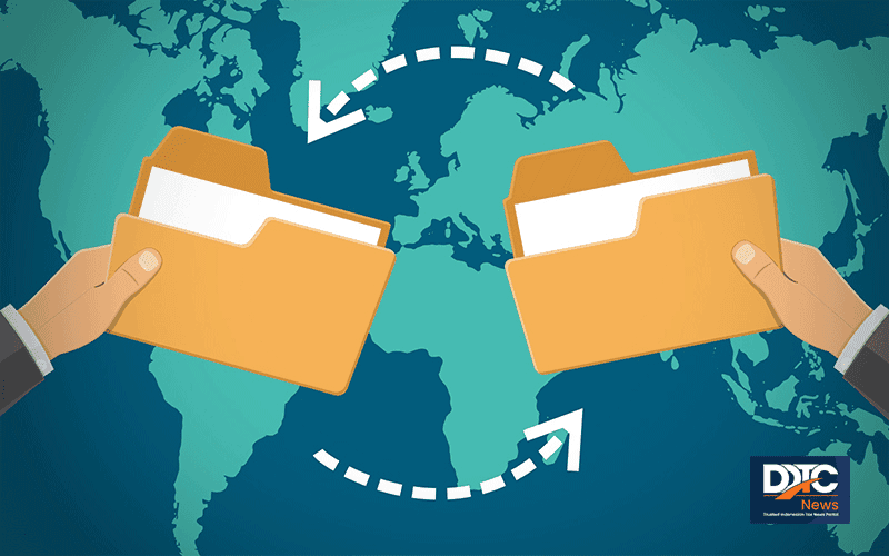 Illustration of data exchange network for crypto assets